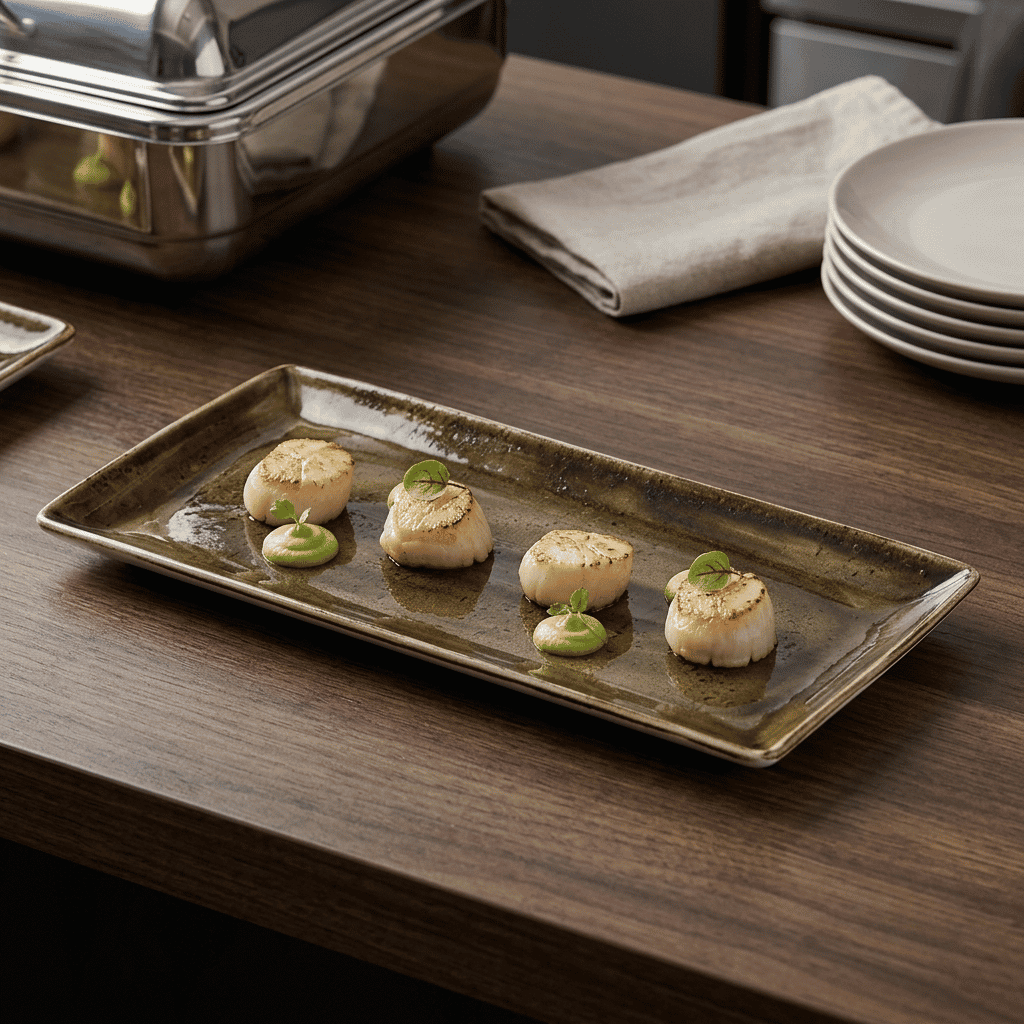 Plato Rectangular Craft 37 X 16 Cm Steelite