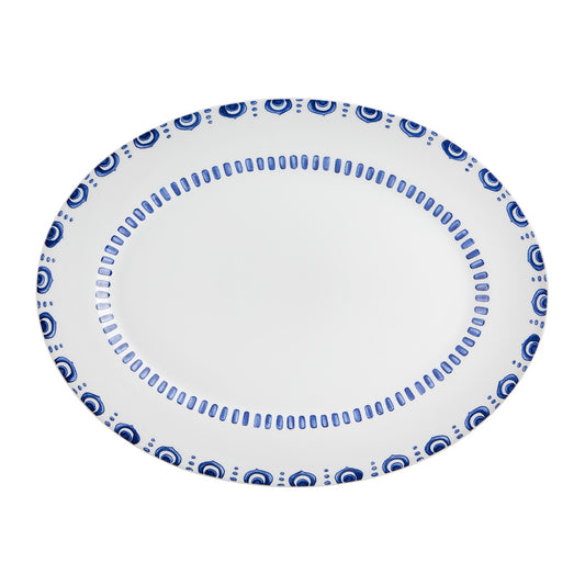 Fuente Oval Azure Lux 36 X 27 Cm Vista Alegre