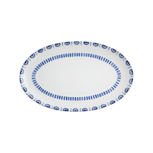 Fuente Oval Azure Lux 25 X 16 Cm Vista Alegre