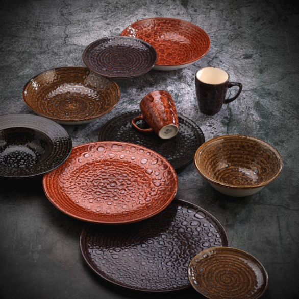 By Bone Cowry Plato Plano 21 cm