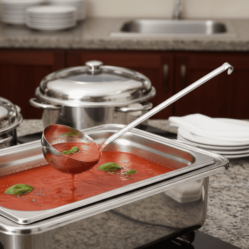 Cucharón Una Pieza De Acero Inoxidable Bar Kitchen