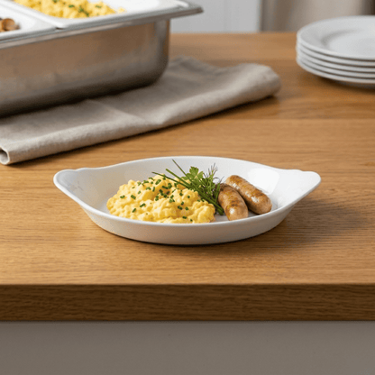 Plato Ovalado Con Orejas Simplicity 20 Cm Steelite