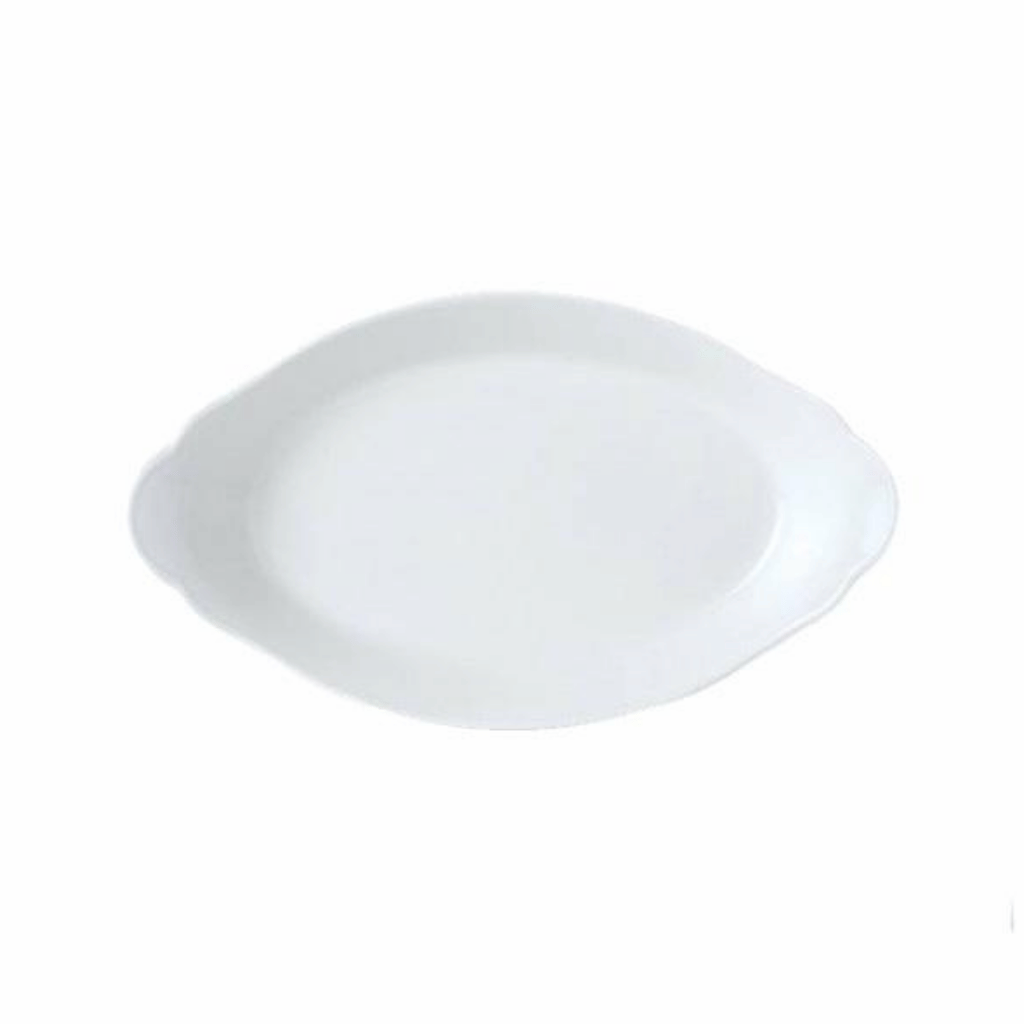 Plato Ovalado Con Orejas Simplicity 34 Cm Steelite