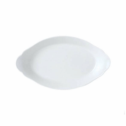 Plato Ovalado Con Orejas Simplicity 34 Cm Steelite