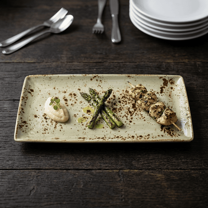 Plato Rectangular Craft 37 x 16,5 Cm Steelite