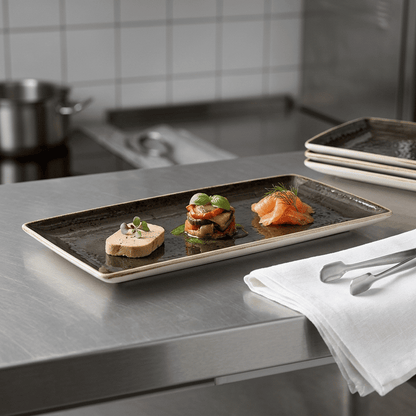 Plato Rectangular Craft 37 X 16 Cm Steelite
