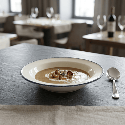 Plato De Sopa Blue Dapple 21,5 Cm Steelite