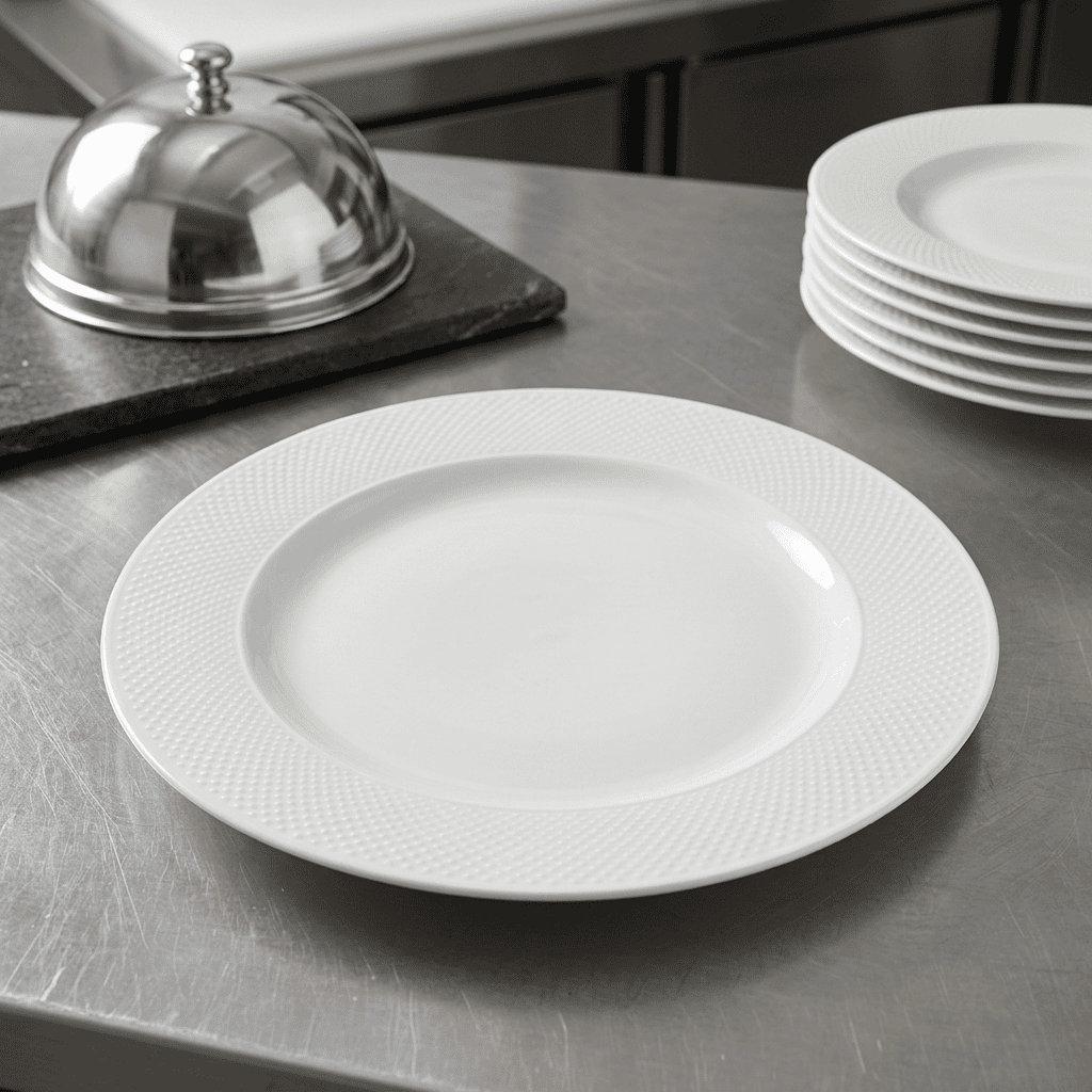 Plato Con Ala Perla 32,1 Cm Vista Alegre