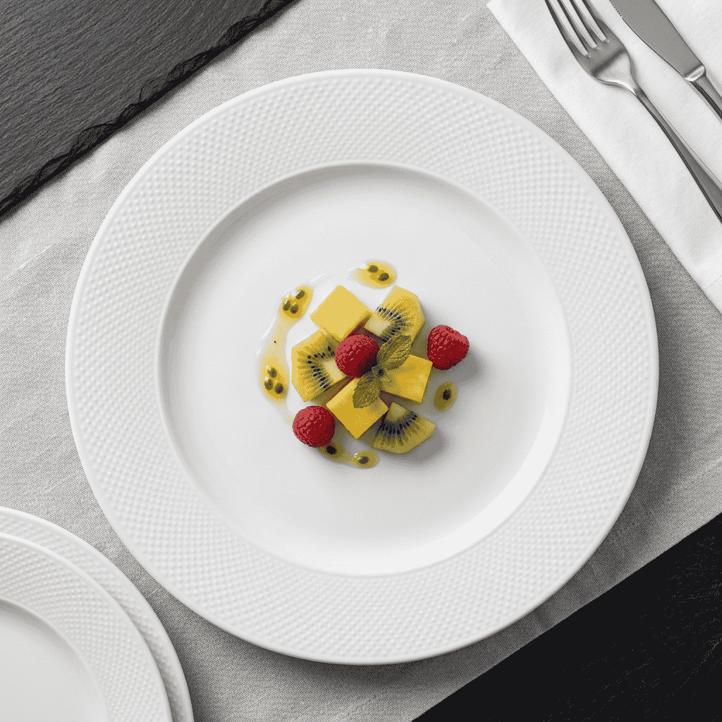 Plato Con Ala Perla 32,1 Cm Vista Alegre