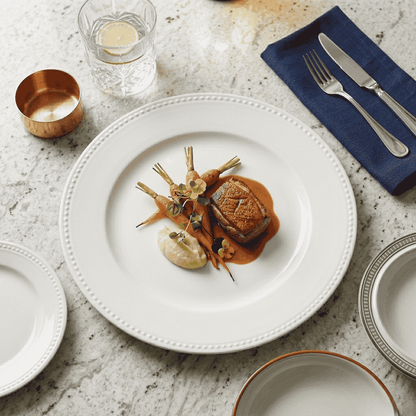 Plato Con Ala Perla 29,6 Cm Vista Alegre