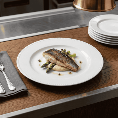 Plato Con Ala Perla 26,6 Cm Vista Alegre