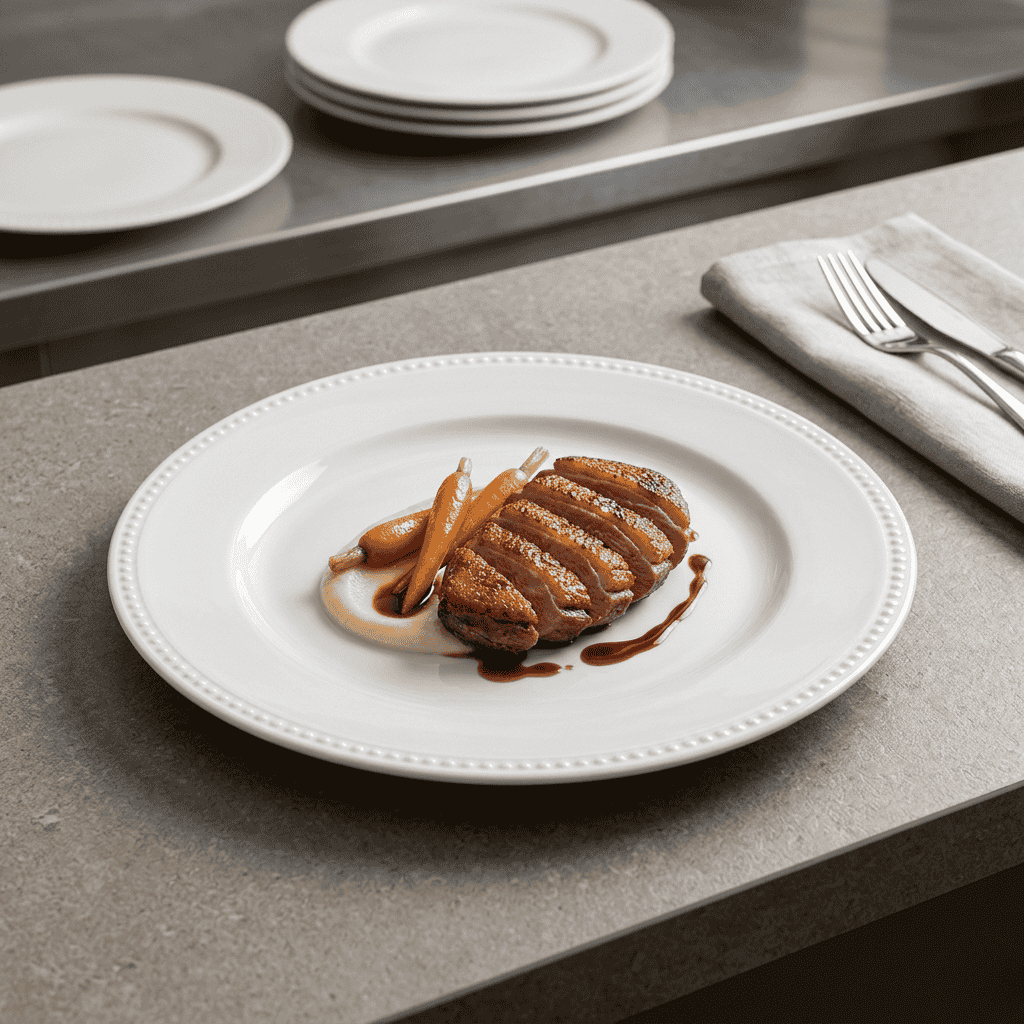 Plato Con Ala Perla 24,9 Cm Vista Alegre