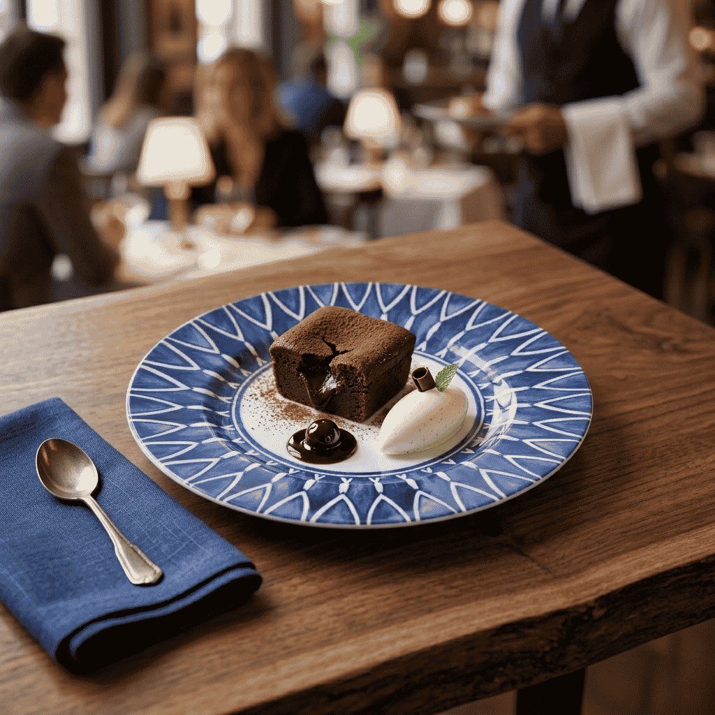 Plato De Postre Azure Lux 21 Cm Vista Alegre