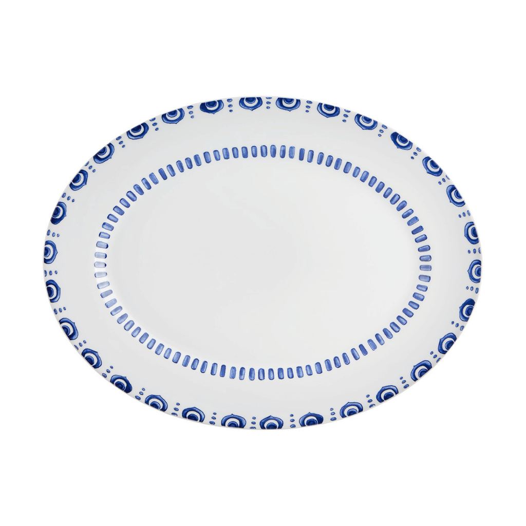 Fuente Oval Azure Lux 36 X 27 Cm Vista Alegre