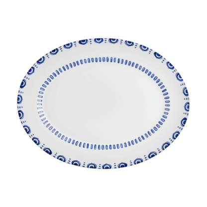 Fuente Oval Azure Lux 36 X 27 Cm Vista Alegre