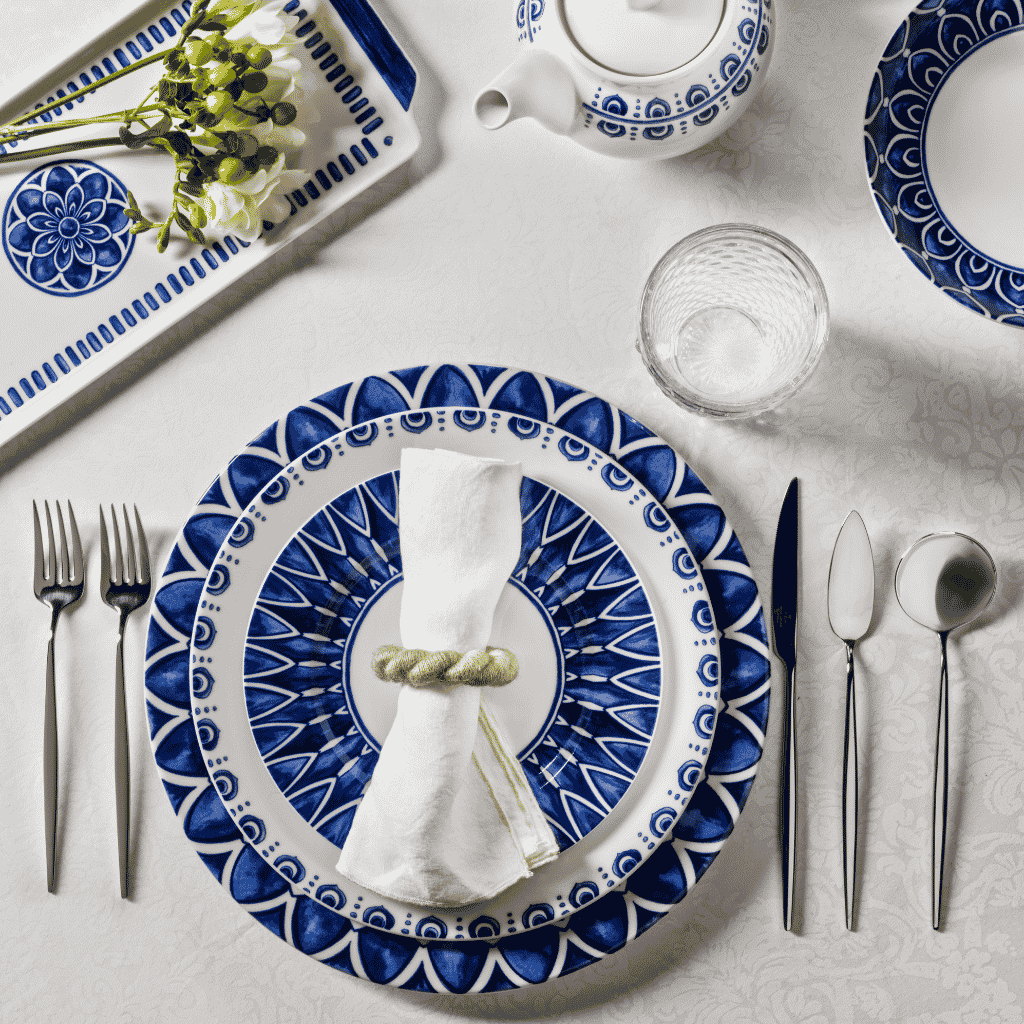 Fuente Oval Azure Lux 36 X 27 Cm Vista Alegre