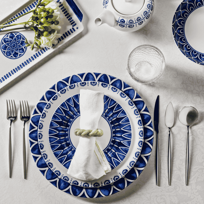 Fuente Oval Azure Lux 36 X 27 Cm Vista Alegre