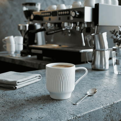 Taza De Cafe Con Plato Utopia 94 Ml Vista Alegre