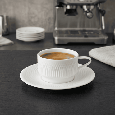 Taza De Cafe Con Plato Utopia 220 Ml Vista Alegre
