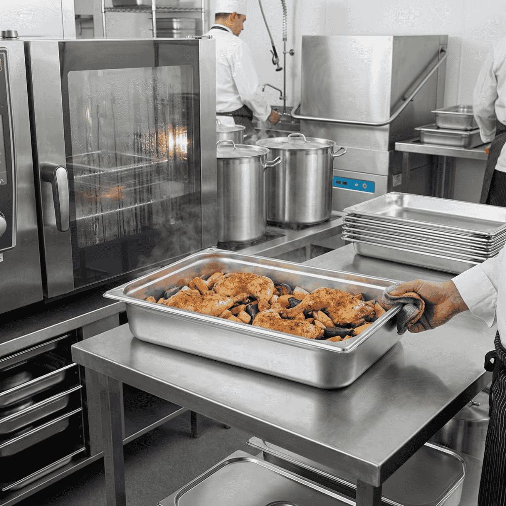 Fuente Super Pan 32 X 53 Cm Vollrath