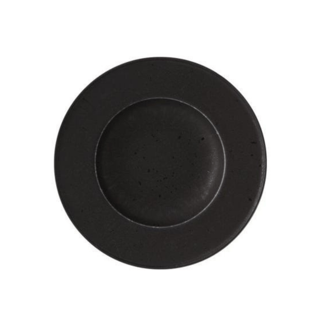 Plato Hondo Gres Noir 25,4 Cm Vista Alegre