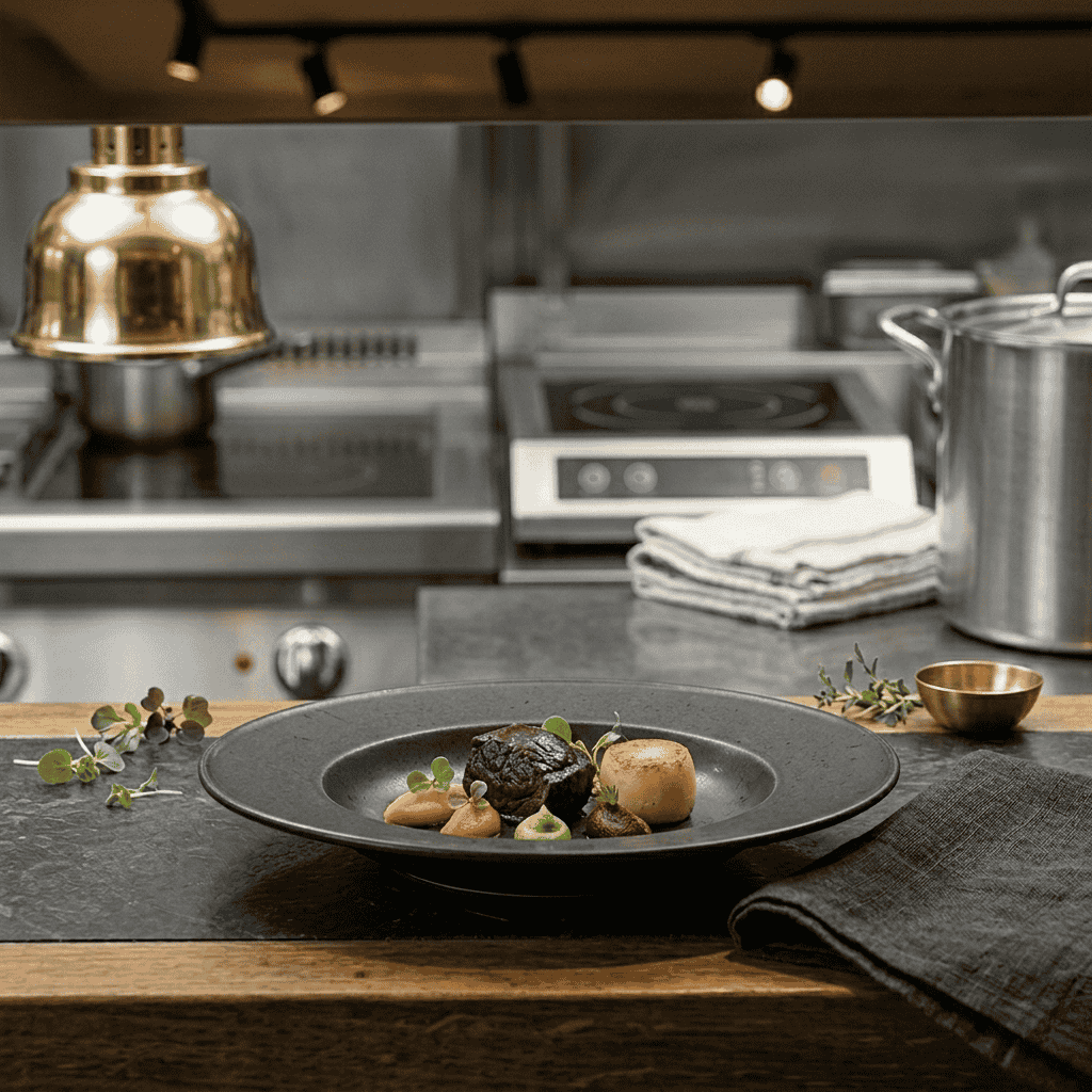 Plato Hondo Gres Noir 25,4 Cm Vista Alegre