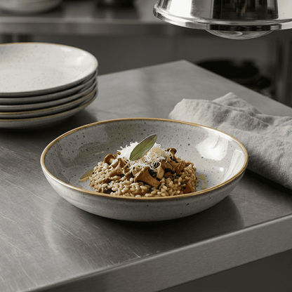 Plato Hondo Gold Stone 22 Cm Vista Alegre