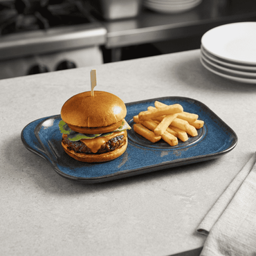 Plato De Hamburguesa Stoneware 31,5 X 22,5 Cm Vista Alegre