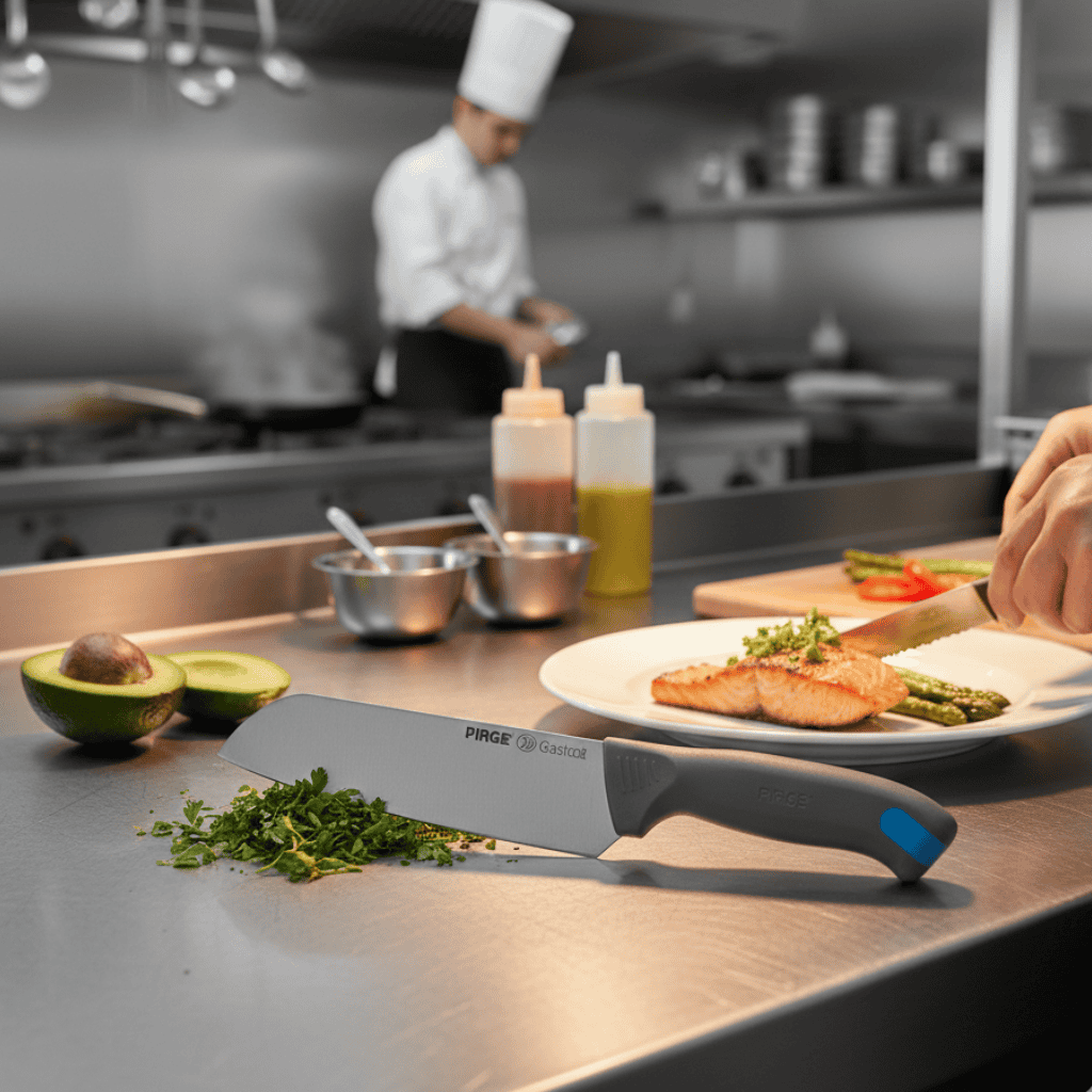Cuchillo Santoku Gastro 18 Cm Pirge