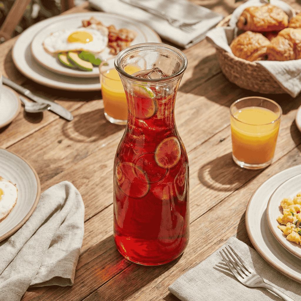 Jarra Decantadora De Cocktail Carafes 1172 Ml  X 12 Unidades Crisa