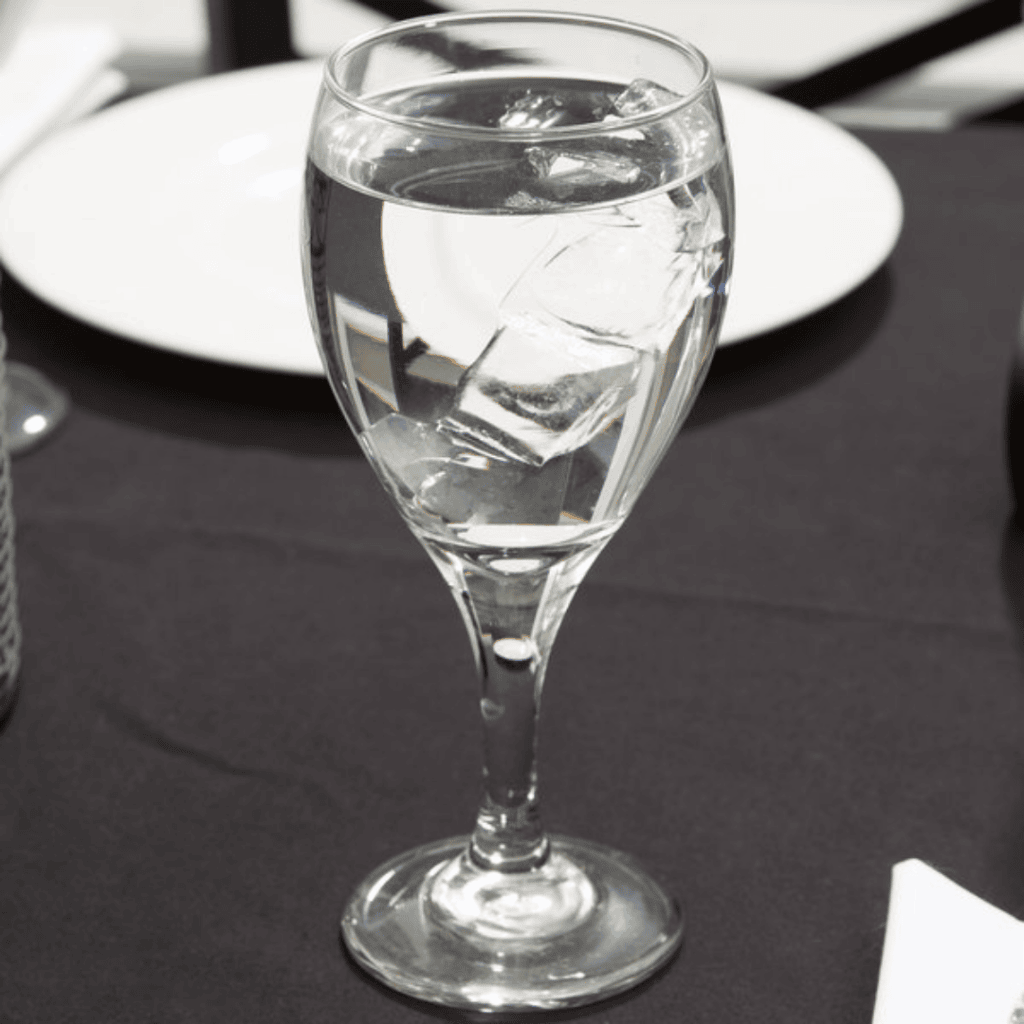 Copa De Vino Y Agua Teardrop 252 Ml  X 12 Unidades Libbey