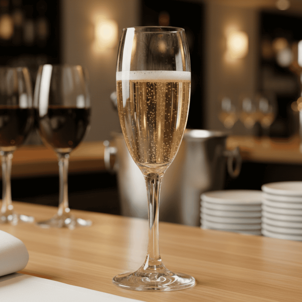 Copa De Champagne Flauta Teardrop 170 Ml  X 12 Unidades Libbey