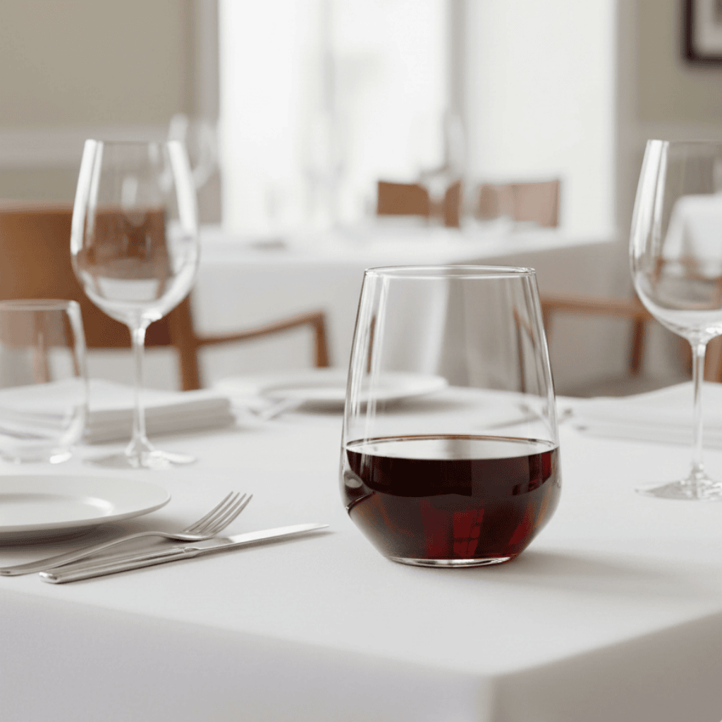 Copa De Vino Stemless Brilliance 475 Ml  X 12 Unidades Libbey