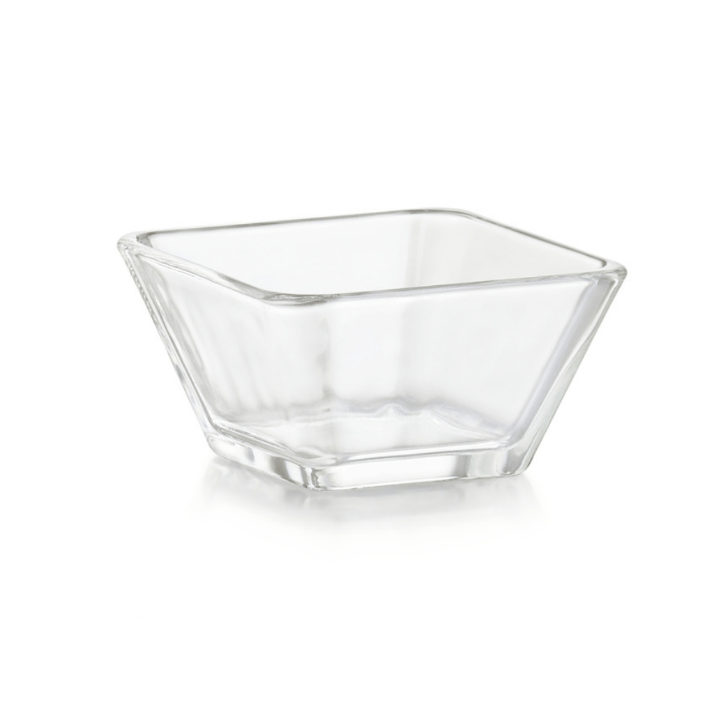 Bowl Cuadrado Tempo 8,3 X 8,3 Cm  X 12 Unidades Crisa