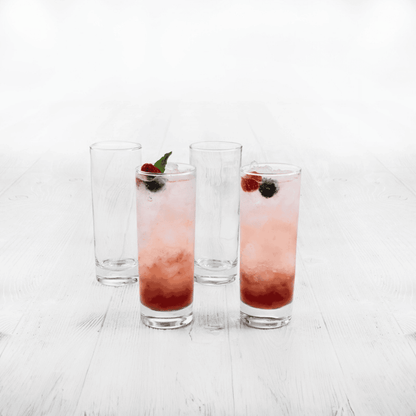 Vaso Trago Largo Fondo Grueso 346 Ml  X 12 Unidades Crisa