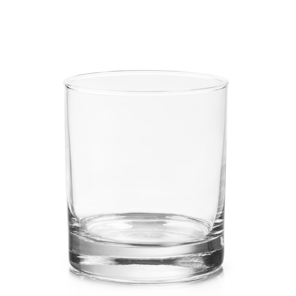 Vaso Whisky Fondo Grueso 328 Ml  X 24 Unidades Crisa