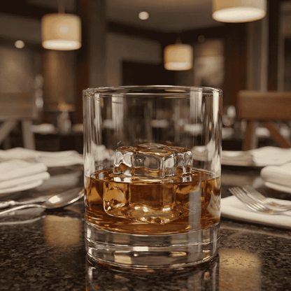 Vaso Whisky Fondo Grueso 328 Ml  X 24 Unidades Crisa