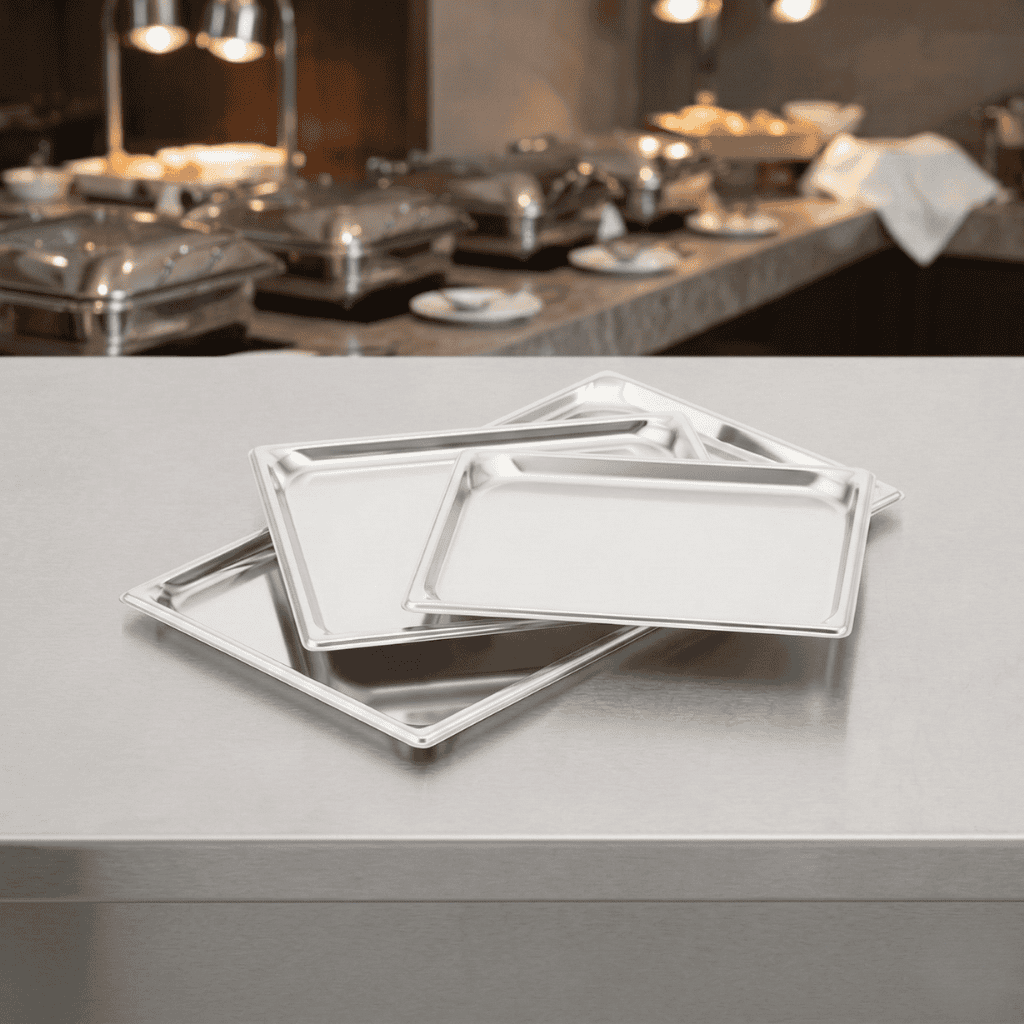 Fuente De Acero Inoxidable 1/2 Pan 32,5 X 26,5 Cm Vollrath