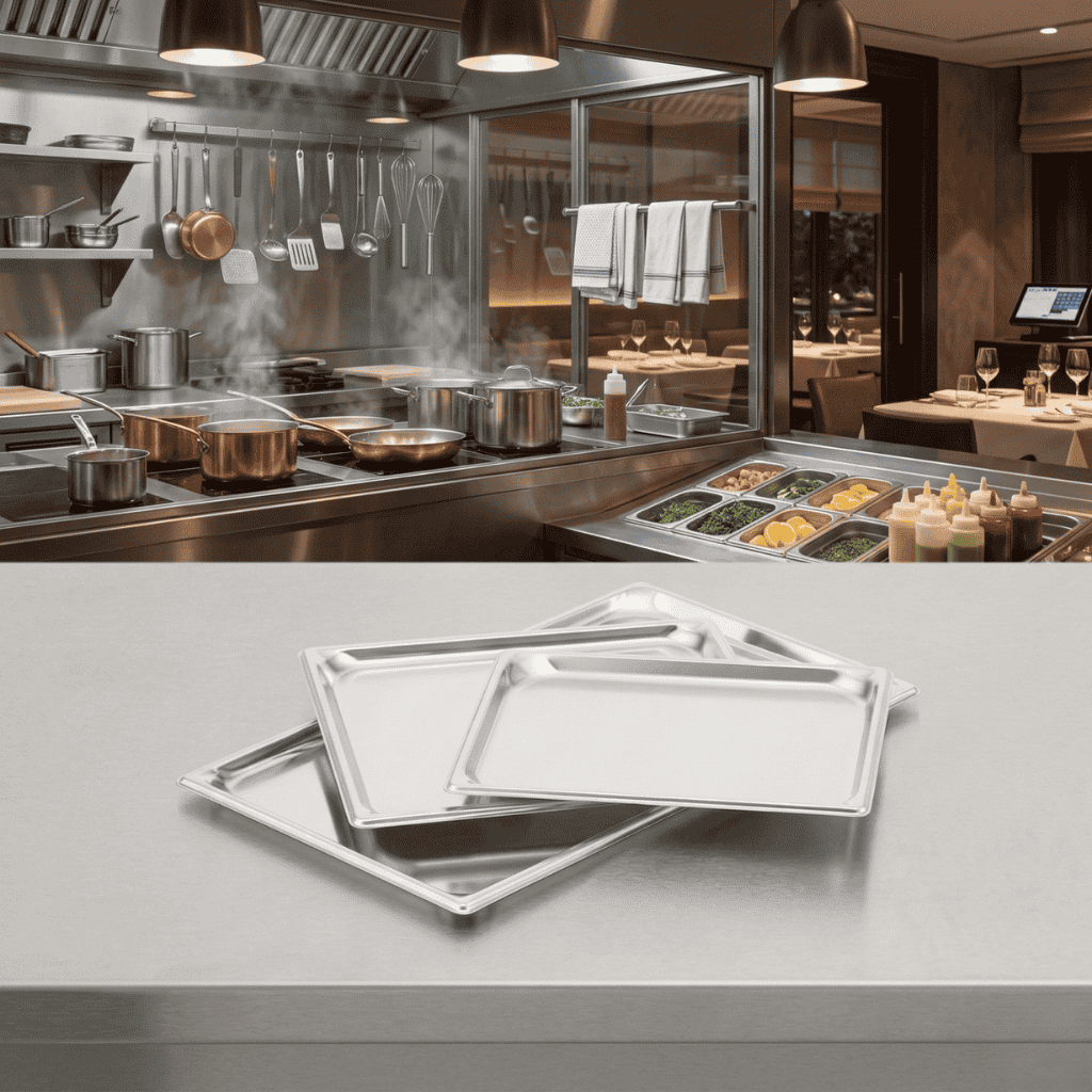 Fuente De Acero Inoxidable 1/2 Pan 32,5 X 26,5 Cm Vollrath