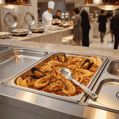 Fuente De Acero Inoxidable 2/1 Pan Vollrath