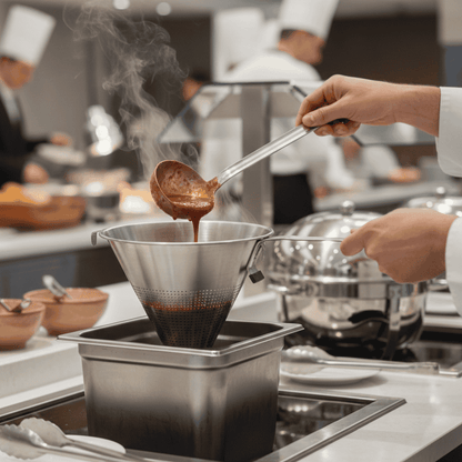 Colador Chino De Acero Inoxidable Bar Kitchen