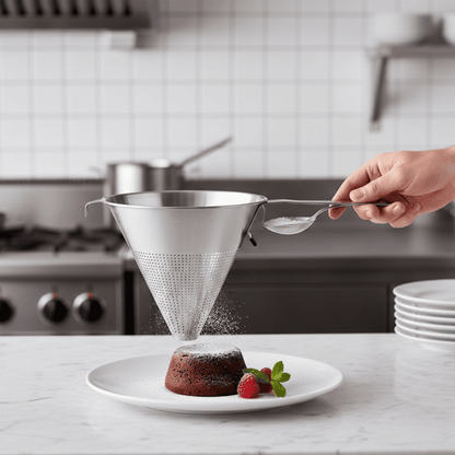 Colador Chino De Acero Inoxidable Bar Kitchen