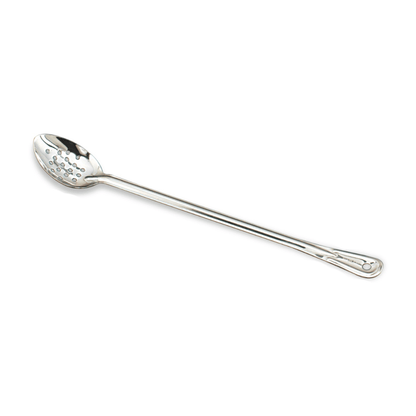 Cuchara De Servir Perforada De Acero Inoxidable 38 Cm Bar Kitchen