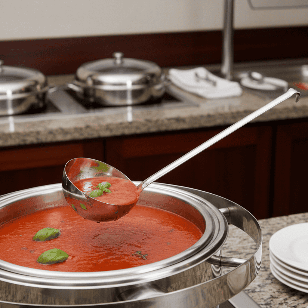 Cucharón Una Pieza De Acero Inoxidable Bar Kitchen