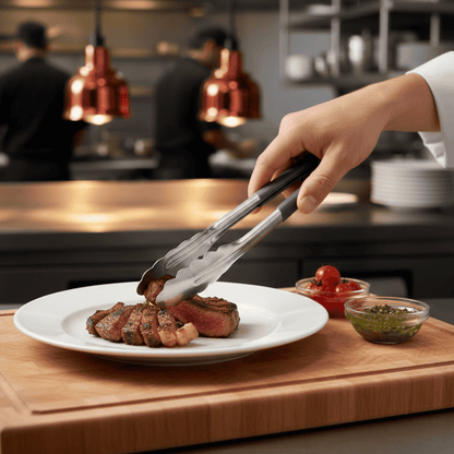 Pinza Mango Pvc De Acero Inoxidable 40 Cm Bar Kitchen