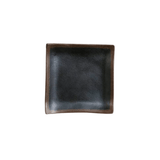 Plato Cuadrado Rustic 14 X 14 Cm Bar Melamine
