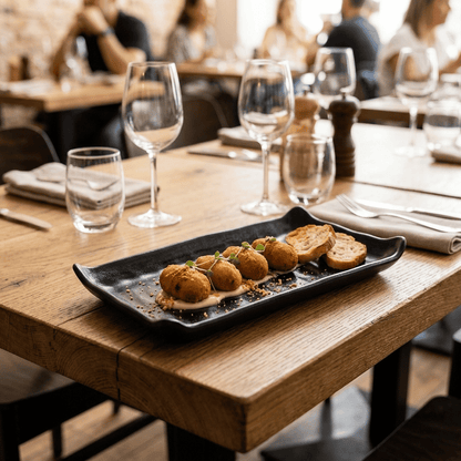 Bandeja Rectangular Rustic 28 X 15 Cm Bar Melamine