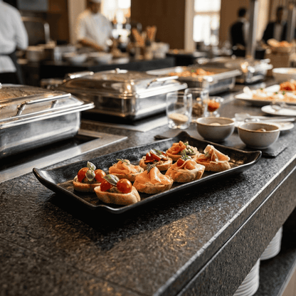 Bandeja Rectangular Rustic 28 X 15 Cm Bar Melamine