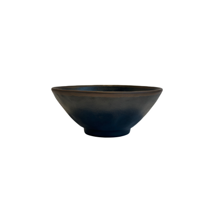 Bowl Negro Con Borde Café 21 Cm x 8.5 Cm Bar Melamine