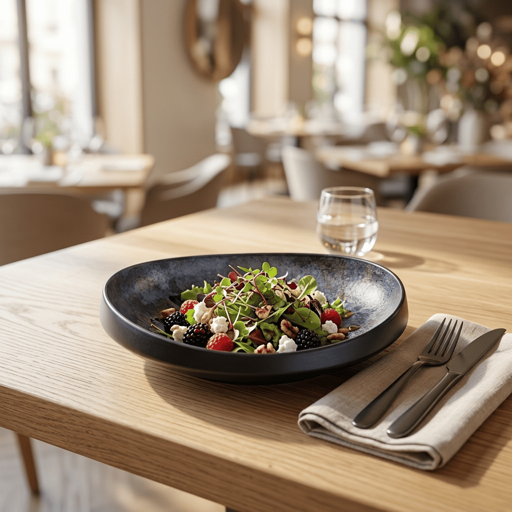 Plato Hondo Universal 23 Cm Bar Melamine